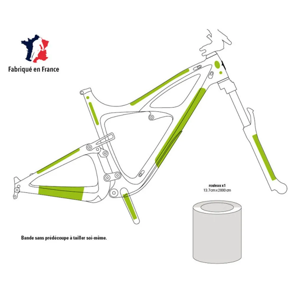 Ytwo Vbr 300 Rahmenschutzfolie Auf Rolle 20 M, Gloss, One Size