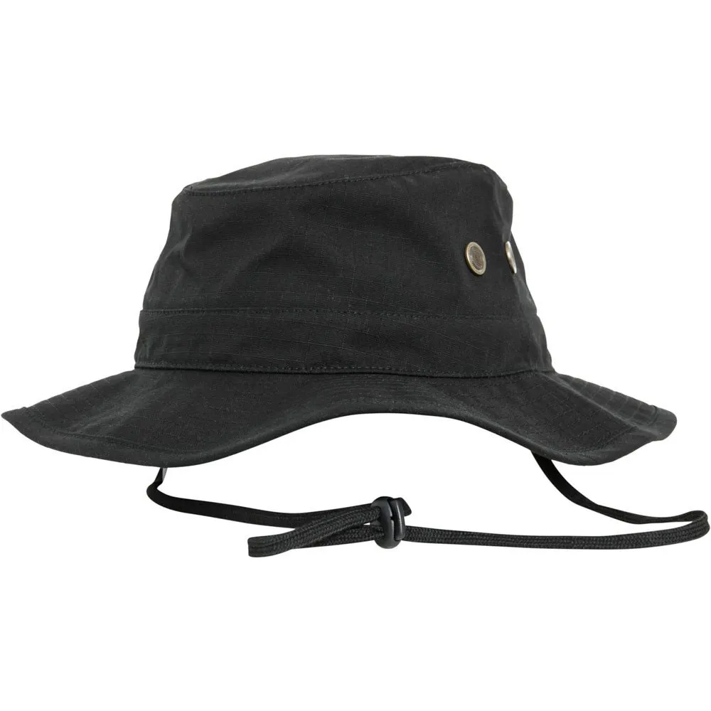 Yupoong Fishing Ripstop Hut, Black Yupoong Fishing Ripstop Hut, Black