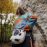 YY Vertical Sheep Chalkbag, White / black, One Size