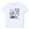 Zadig & Voltaire X60182 Kurzarm-t-shirt, White, 14Y