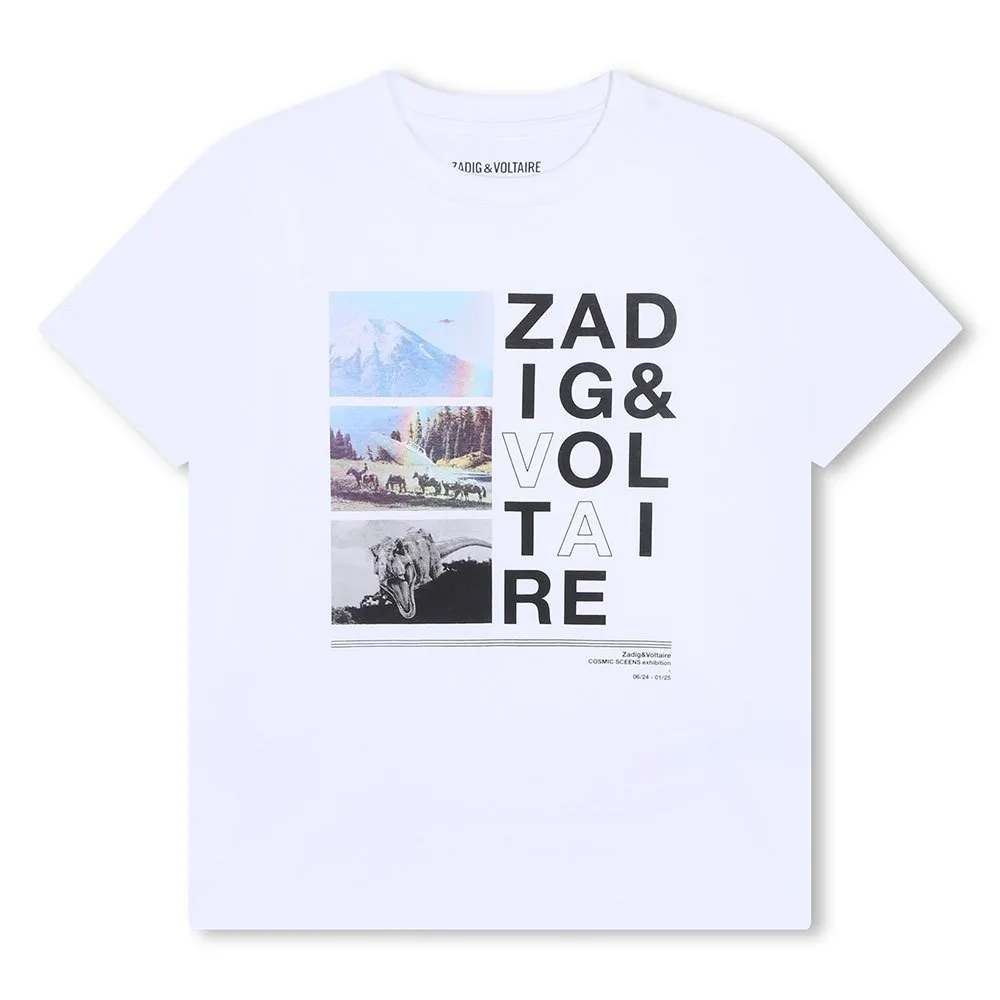 Zadig & Voltaire X60182 Kurzarm-t-shirt, White, 14Y Zadig & Voltaire X60182 Kurzarm-t-shirt, White, 14Y