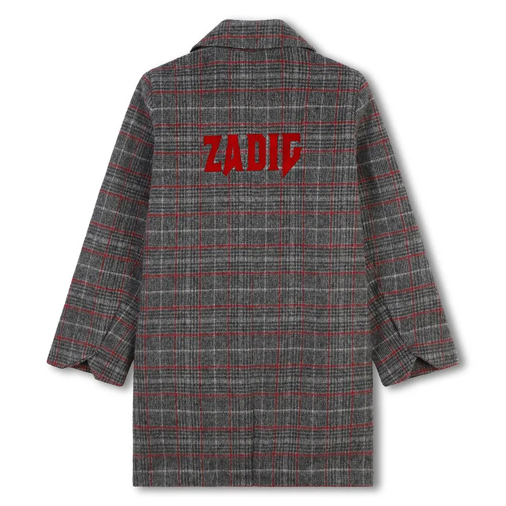 Zadig & Voltaire X60202 Mantel, Chine gray, 12Y