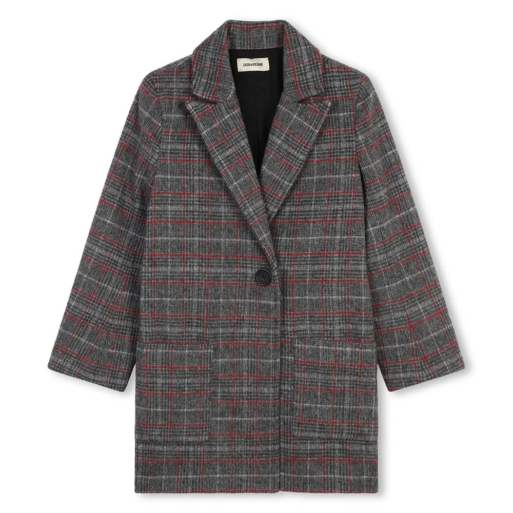 Zadig & Voltaire X60202 Mantel, Chine gray, 12Y