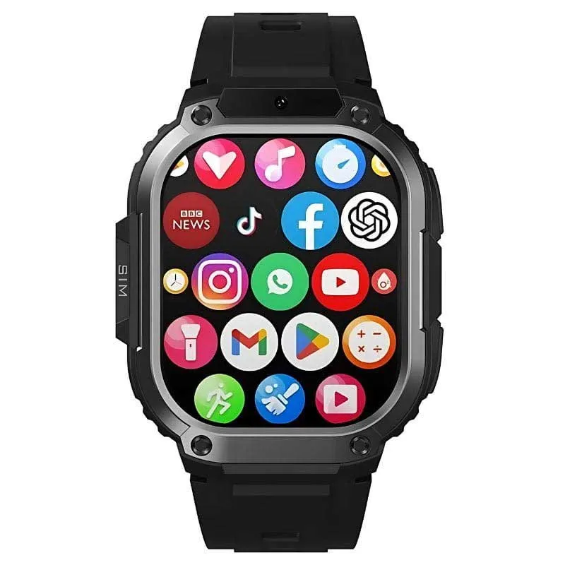 Zebla Thor Sq Smartwatch, Black Zebla Thor Sq Smartwatch, Black