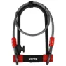 Zéfal K-traz U13 Bügelschloss, Black / red, 230 x 115 x 13mm / 10 x 1200mm