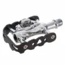 Zeray Dual Pedale, Black / silver, One Size