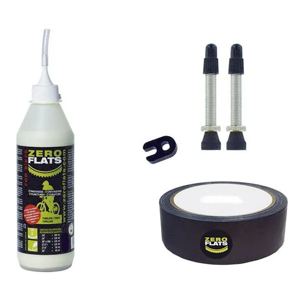 Zeroflats 29 Tubeless Conversor Reparatursatz, White, 31mm