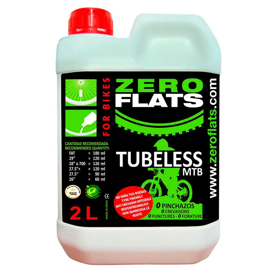 Zeroflats Anti Puncture Tubeless Dichtmittel 2l, White, One Size Zeroflats Anti Puncture Tubeless Dichtmittel 2l, White, One Size