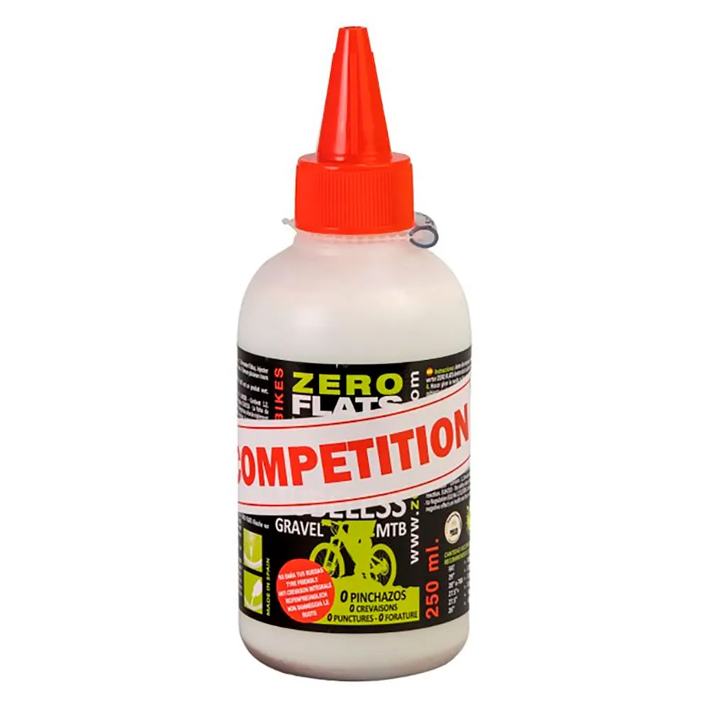 Zeroflats Competition Mtb/enduro Tubeless Dichtmittel 1l, White, One Size