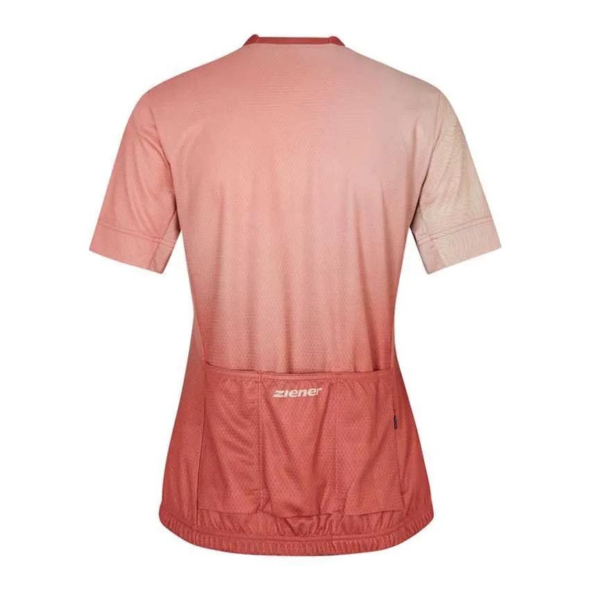 Ziener Naladia Kurzarm-radtrikot, Chestnut, 38