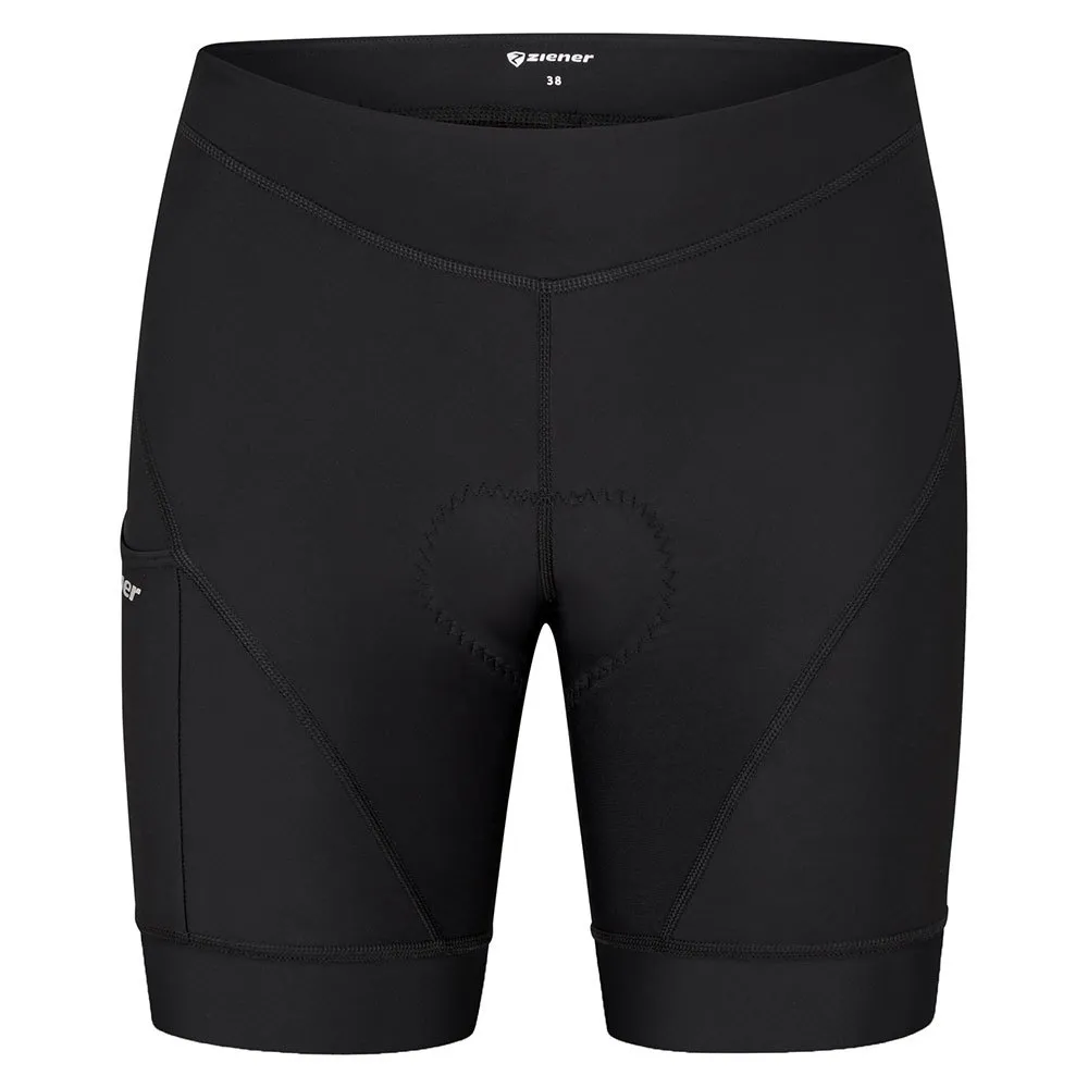 Ziener Nasra X-gel Radhose, Black Ziener Nasra X-gel Radhose, Black
