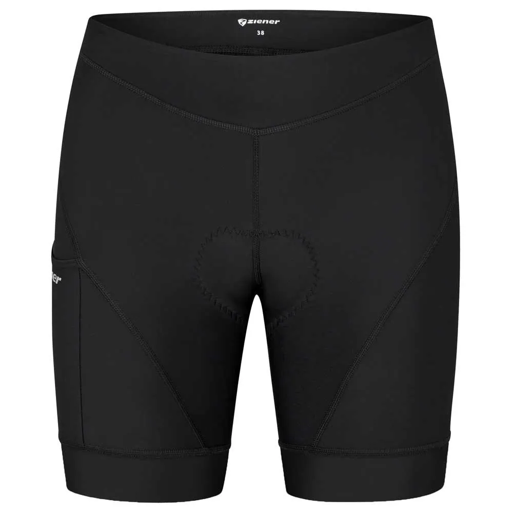 Ziener Nasra X-gel Radhose, Black Ziener Nasra X-gel Radhose, Black