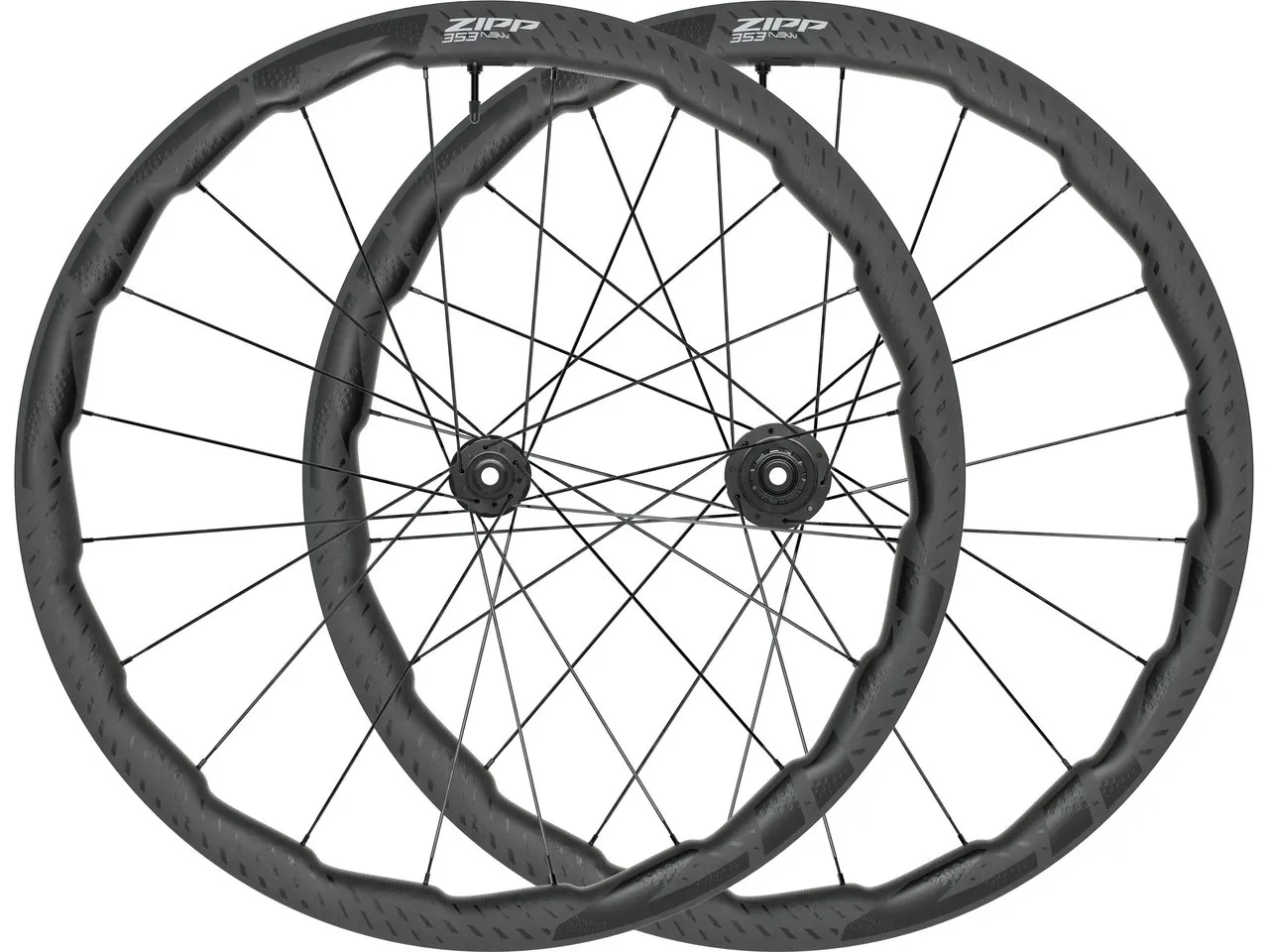 ZIPP 353 NSW Carbon Tubeless Disc Center Lock 28" Laufradsatz, Schwarz ZIPP 353 NSW Carbon Tubeless Disc Center Lock 28" Laufradsatz, Schwarz