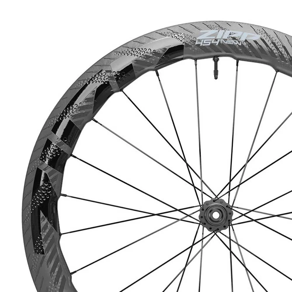 ZIPP 454 Nsw Cl Disc Tubeless Only Rennrad-vorderrad, Negro, 12 x 100mm ZIPP 454 Nsw Cl Disc Tubeless Only Rennrad-vorderrad, Negro, 12 x 100mm