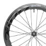 ZIPP 454 Nsw Cl Disc Tubeless Only Rennrad-vorderrad, Negro, 12 x 100mm