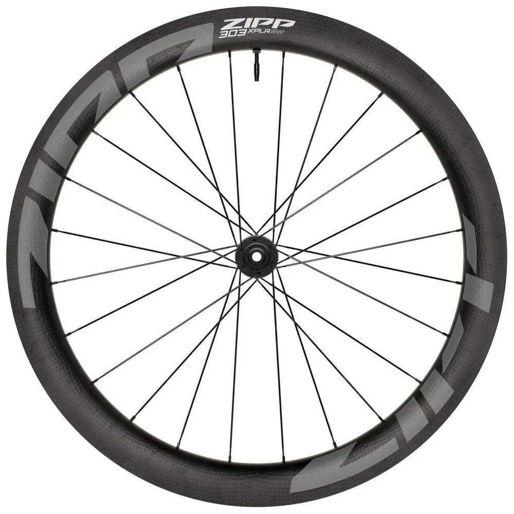 ZIPP Am 303 Xplr Sw Cl Disc Tubeless Rennrad-vorderrad, Grey graphic, 12 x 100mm ZIPP Am 303 Xplr Sw Cl Disc Tubeless Rennrad-vorderrad, Grey graphic, 12 x 100mm