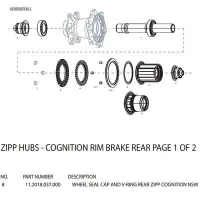 ZIPP Cognition Driveside Dichtring ZIPP Cognition Driveside Dichtring