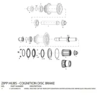 ZIPP Endkappen Für Cognition Disc Hinterradnaben Sram ZIPP Endkappen Für Cognition Disc Hinterradnaben Sram