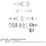 ZIPP Endkappen Für Cognition Disc Hinterradnaben Sram, Black, 10 x 135mm