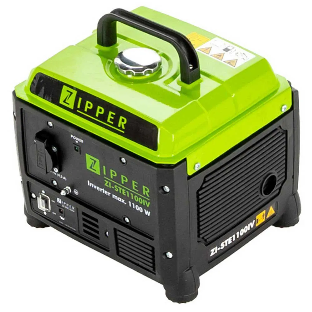 Zipper Zi-ste1100iv Power Generator, Black / green, One Size Zipper Zi-ste1100iv Power Generator, Black / green, One Size