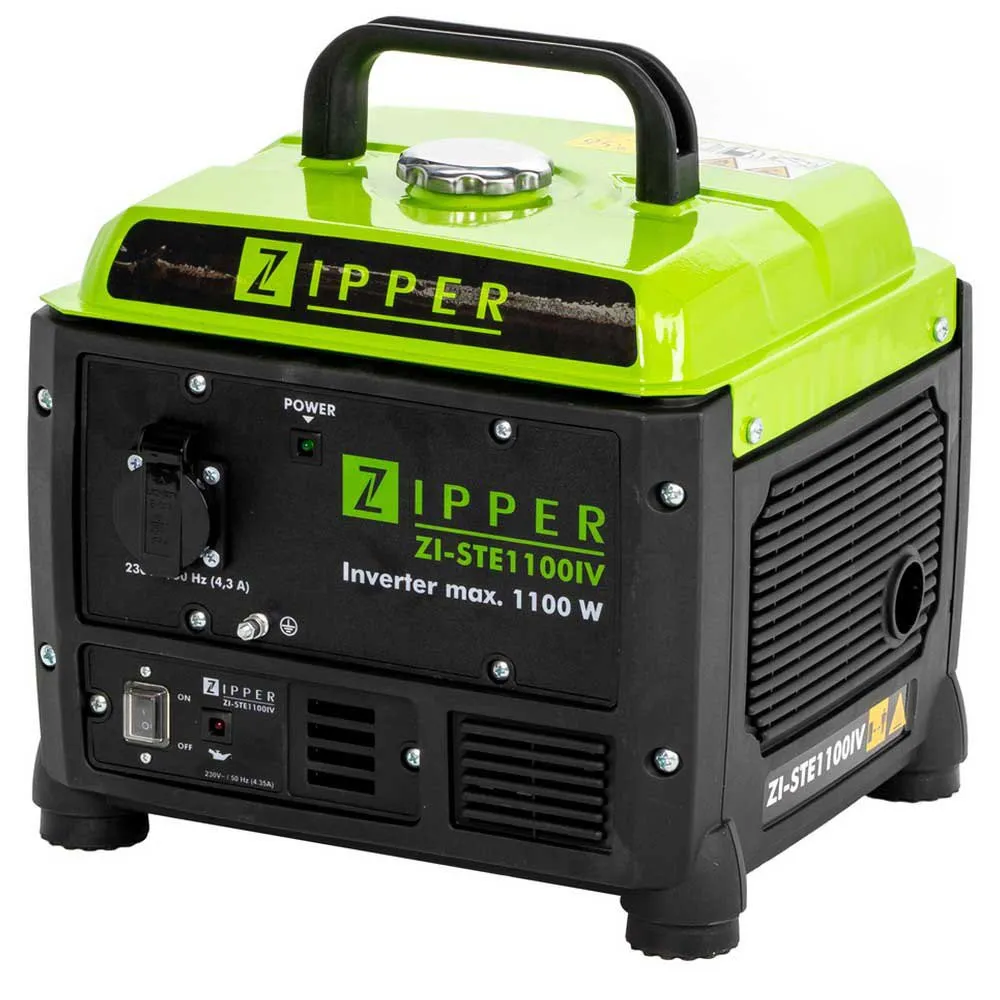Zipper Zi-ste1100iv Power Generator, Black / green, One Size Zipper Zi-ste1100iv Power Generator, Black / green, One Size