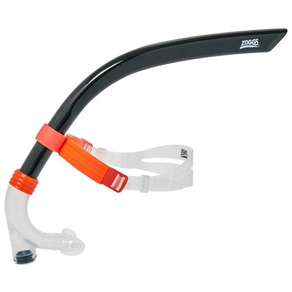 Zoggs Centre Line Frontschnorchel, Black / orange Zoggs Centre Line Frontschnorchel, Black / orange