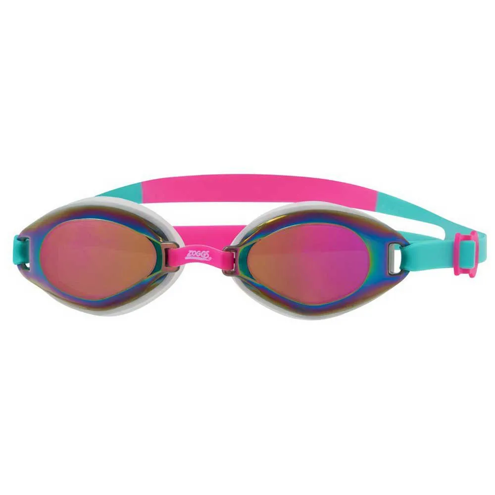 Zoggs Endura Schwimmbrille Mit Spiegelglas unisex, Aqua / pink / mirrored multi, One Size Zoggs Endura Schwimmbrille Mit Spiegelglas unisex, Aqua / pink / mirrored multi, One Size