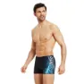Zoggs Hip Racer Badeshorts, Streamer print