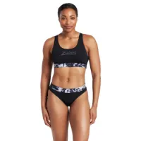 Zoggs Marble Actionback 2 Piece Bikini Zoggs Marble Actionback 2 Piece Bikini