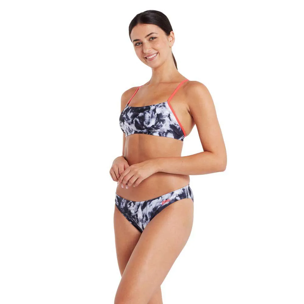 Zoggs Marble Tri Back 2 Piece Bikini Zoggs Marble Tri Back 2 Piece Bikini