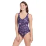 Zoggs Marley Scoopback Printed Badeanzug female, Sunset bloom