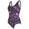 Zoggs Marley Scoopback Printed Badeanzug female, Sunset bloom