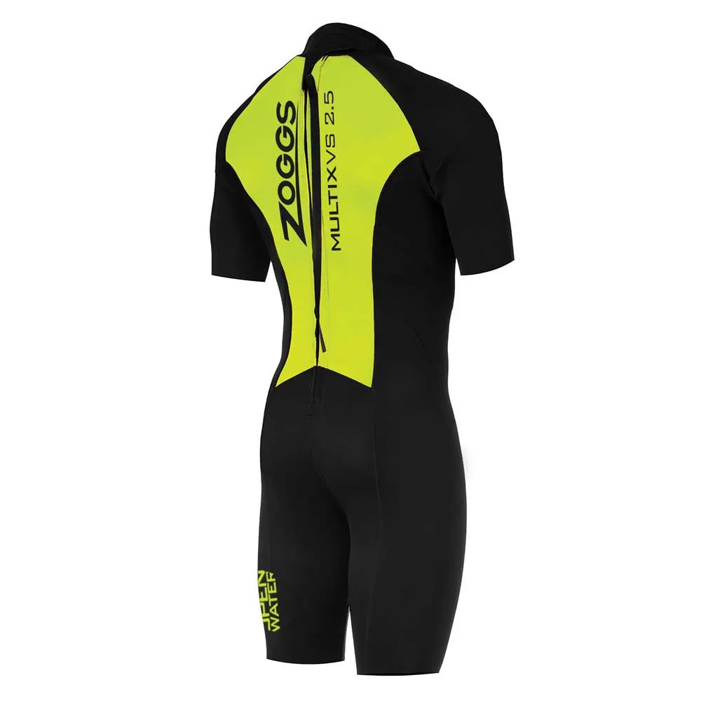 Zoggs Ow Multix Vs 2.5 Mm Shorty, Black / lime, XS Zoggs Ow Multix Vs 2.5 Mm Shorty, Black / lime, XS