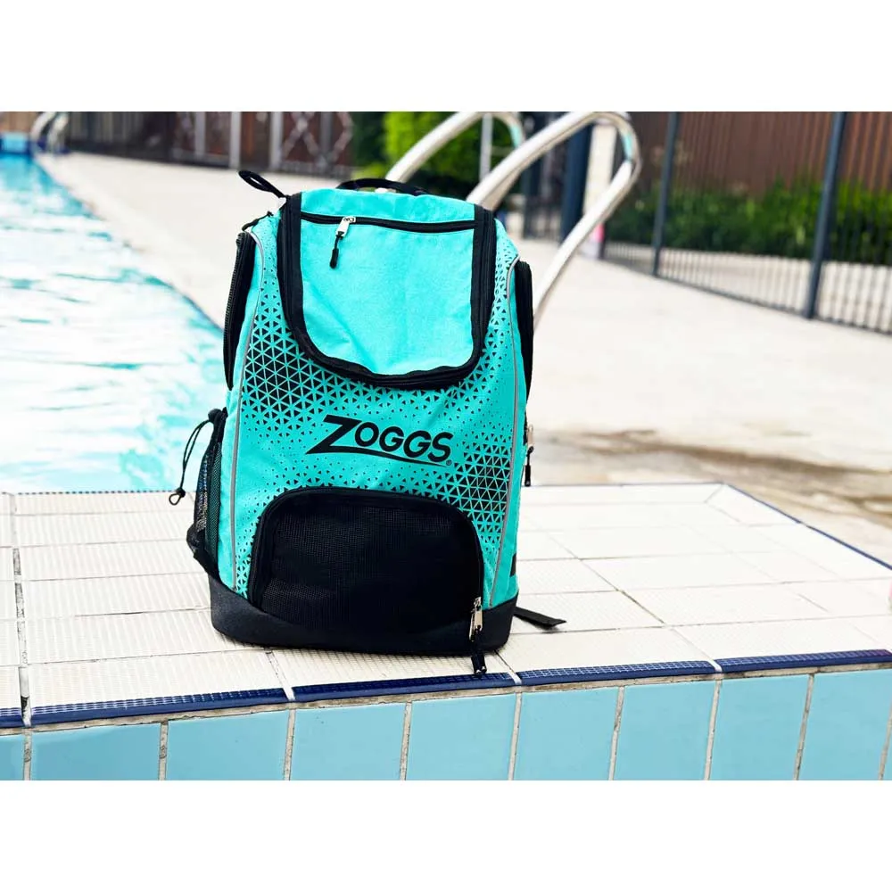 Zoggs Planet R-pet Rucksack 33l, Turquoise black, One Size Zoggs Planet R-pet Rucksack 33l, Turquoise black, One Size