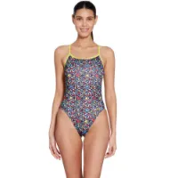 Zoggs Printed Rayback E Plus Badeanzug female Zoggs Printed Rayback E Plus Badeanzug female