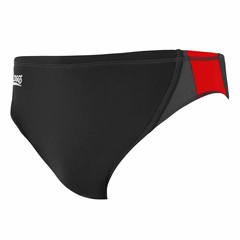 Zoggs Prism Racer Badeslip, Black / red Zoggs Prism Racer Badeslip, Black / red