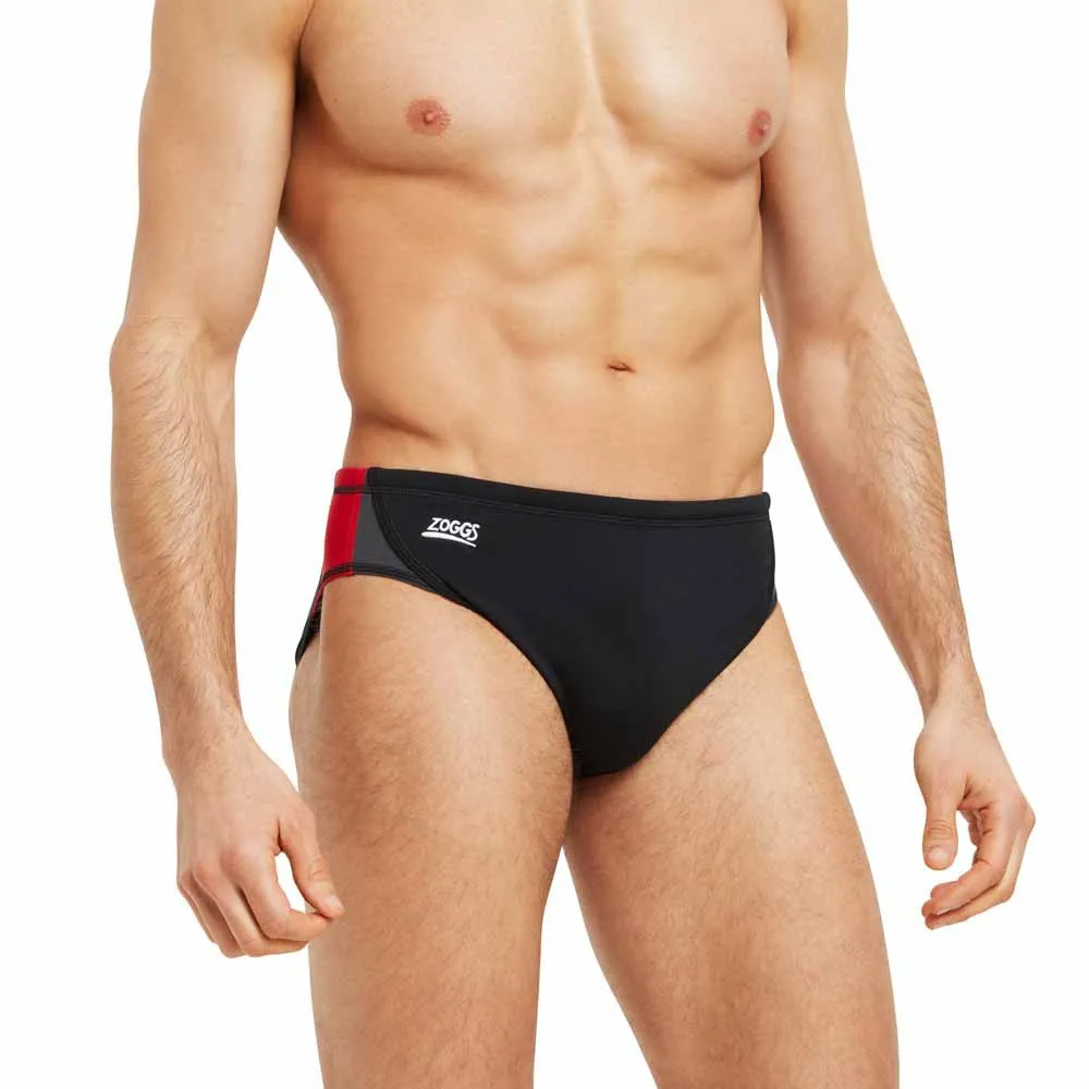 Zoggs Prism Racer Badeslip, Black / red Zoggs Prism Racer Badeslip, Black / red