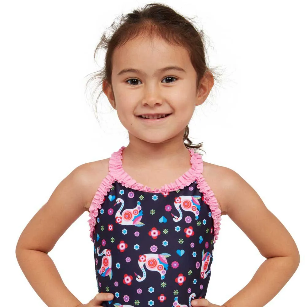 Zoggs Ruffle Crossback Badeanzug Zoggs Ruffle Crossback Badeanzug