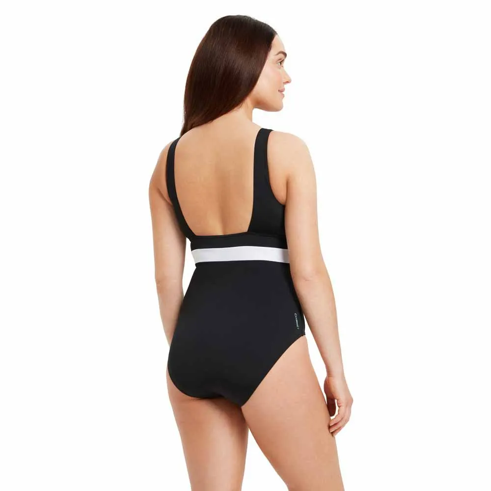 Zoggs Square Back Back Panel Badeanzug female Zoggs Square Back Back Panel Badeanzug female