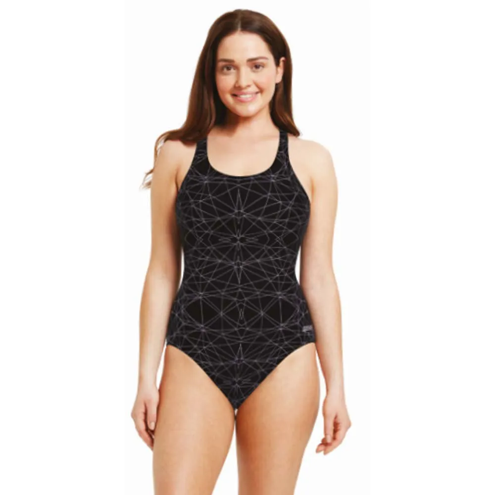 Zoggs Warrego Powerback Badeanzug female, Warrego print