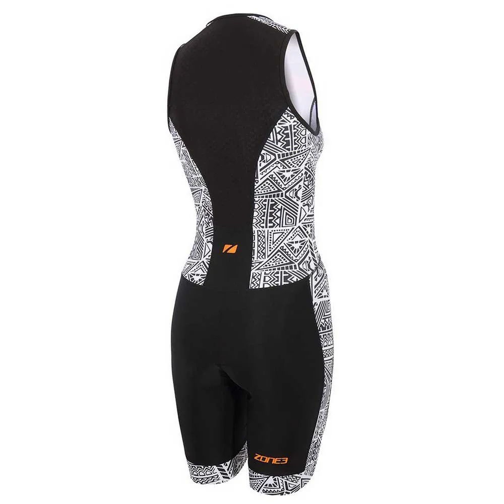 Zone3 Activate+ Kona Speed ärmelloser Triathlonanzug female, Black / white / orange