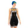 Zone3 Activate+ Kona Speed ärmelloser Triathlonanzug female, Black / white / orange