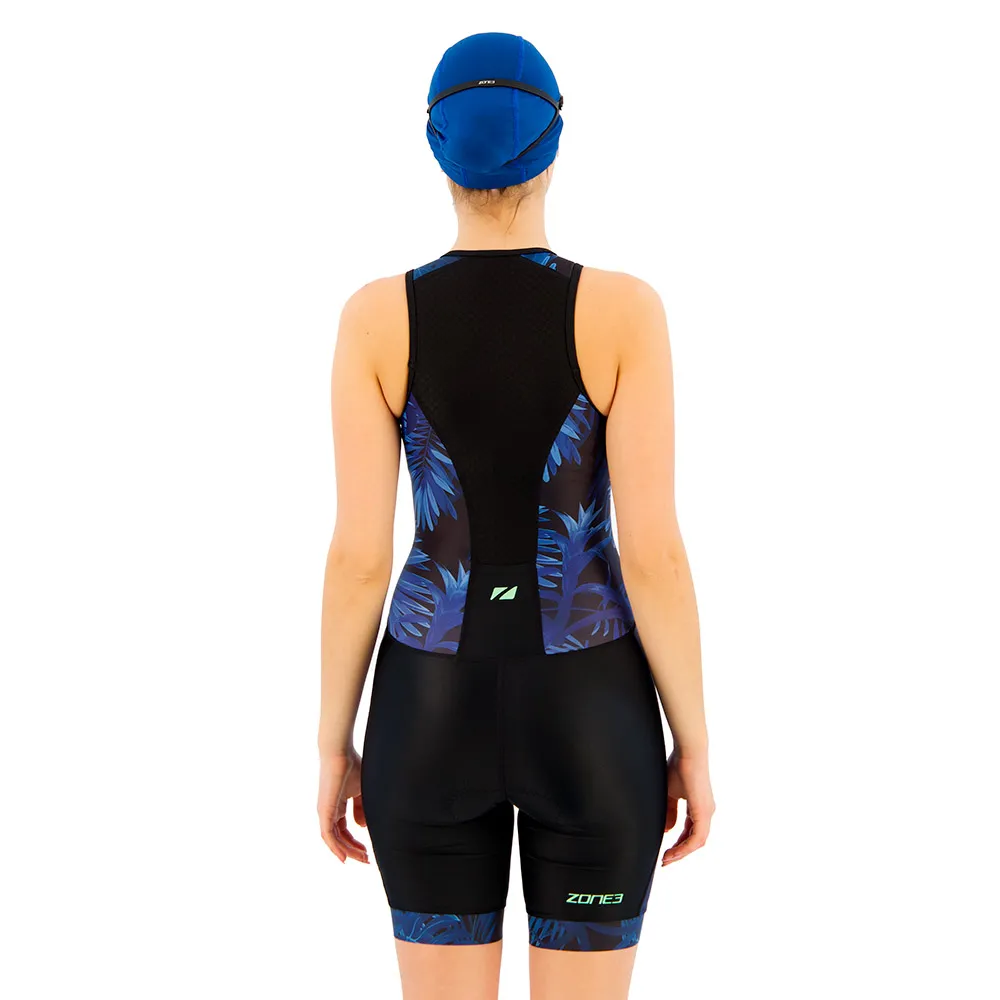 Zone3 Activate+ Tropical Palm ärmelloser Triathlonanzug female Zone3 Activate+ Tropical Palm ärmelloser Triathlonanzug female
