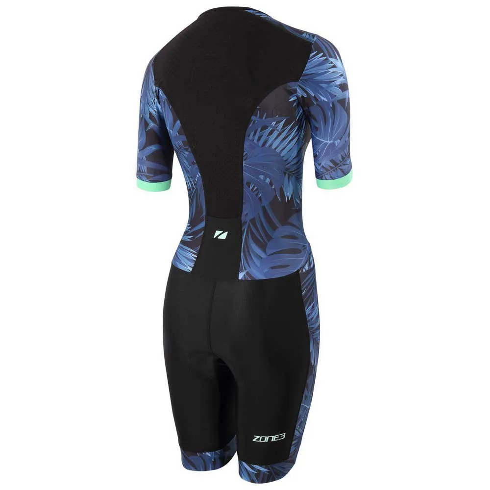 Zone3 Activate+ Tropical Palm Kurzarm-trisuit female Zone3 Activate+ Tropical Palm Kurzarm-trisuit female