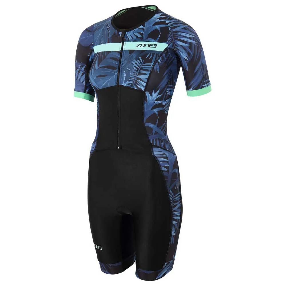 Zone3 Activate+ Tropical Palm Kurzarm-trisuit female Zone3 Activate+ Tropical Palm Kurzarm-trisuit female