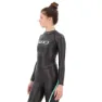 Zone3 Logo Langarm-neoprenshirt, Black, XS