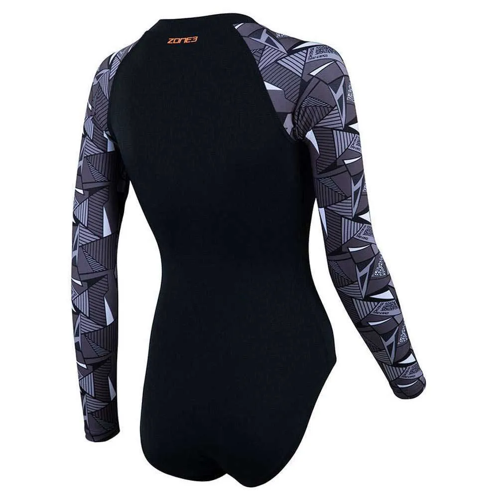 Zone3 Open Water Swim Renew Langarm-badeanzug, Black / white Zone3 Open Water Swim Renew Langarm-badeanzug, Black / white