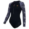 Zone3 Open Water Swim Renew Langarm-badeanzug, Black / white