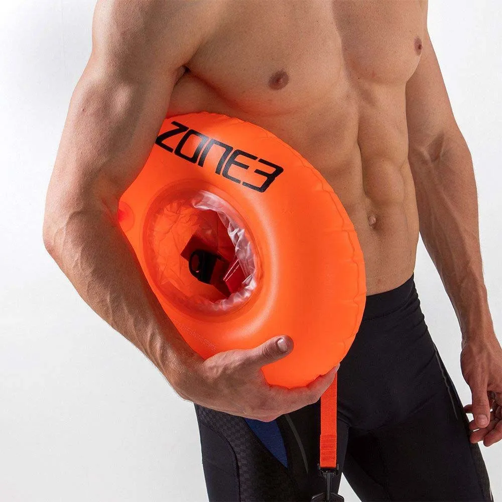 Zone3 Recycled On The Go Sicherheitsboje unisex, Hi-vis orange