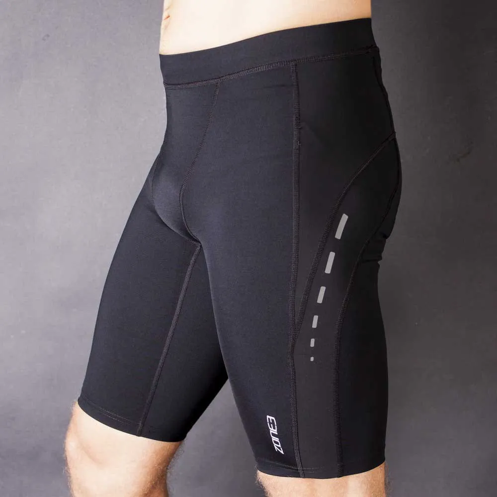Zone3 Rx3 Compression Kurze Leggings male, Black / gun metal